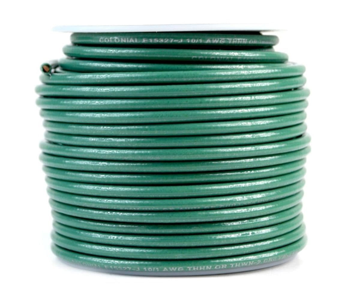 NCE NCE0255 32 Awg 10 ft. Solid Copper Wire - Green