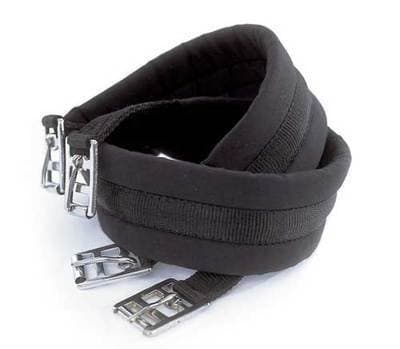 Black Cotton Padded Girths[18"]