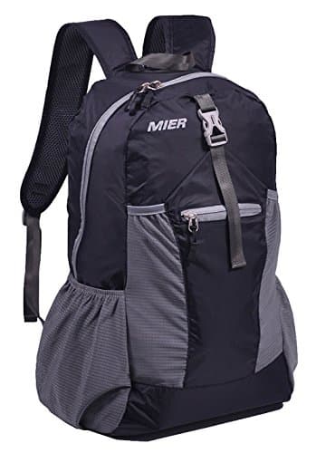Ultra Lightweight Foldable Backpack Water Resistant Packable Daypack Handy Rucksack for Hiking, Camping, Trekking, Traveling,Cycling, 30L, Dark Grey