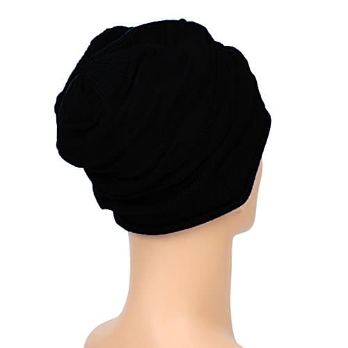 Hebey MZ012 Wireless Bluetooth Hat Bluetooth Music Magic Hat Winter Beanie Hat with Bluetooth Stereo Headphones, Microphone, Speaker Hands Free For Cable Outdoor activities For Christmas gif (Black 1)