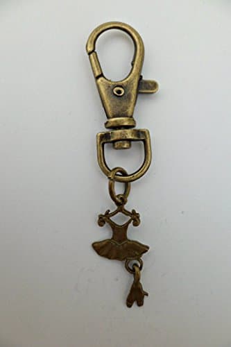 LOBSTER CLASP KEYRING Zip Pull Ballet Dress