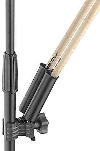 Clip-on Drumstick Holder with Clamp