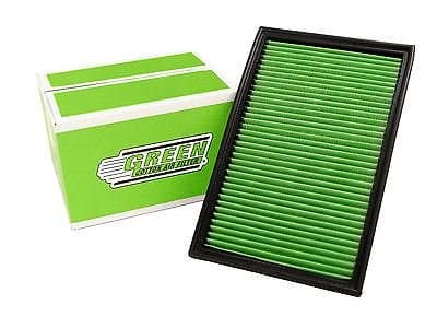 Green Cotton Performance High Flow Panel Car Air Filter Replacement P509706
