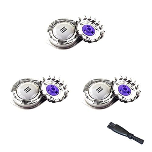 DoBaTo 3 PACKS Dual Precision Dual Blade System Compatible Replacement Shaving Heads Blades (Foil + Cutter) for Philips HQ8 Series PT720 AT890 AT896 with A Cleaning Brush