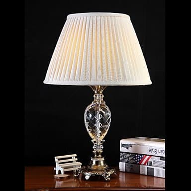 Ambient Light Metallic Table Lamp Eye Protection On/Off Switch AC Powered 220V White , white