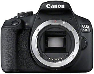 Canon Eos 2000D DSLR Camera Body - Black