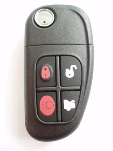 Remotefobcentre A36 Replacement 4 Button Flip Key Fob Case