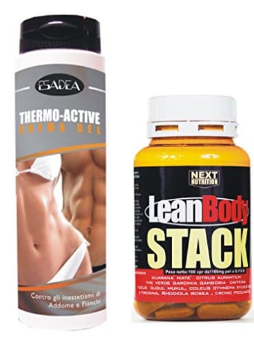 Kit for Slimming: 1 Package Acetil Carnitine 60 Tablets (1 G Carnitine by Compressed) 78 gr + 1 Package of Stack Lean Body 100 Tablets 110 g Kit, termogénico, Useful to Lose Weight, lose weight, burn fat for energy