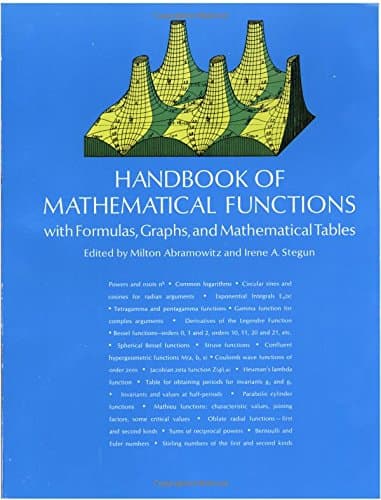 HANDBOOK OF MATHEMATICAL FUNCTIONS