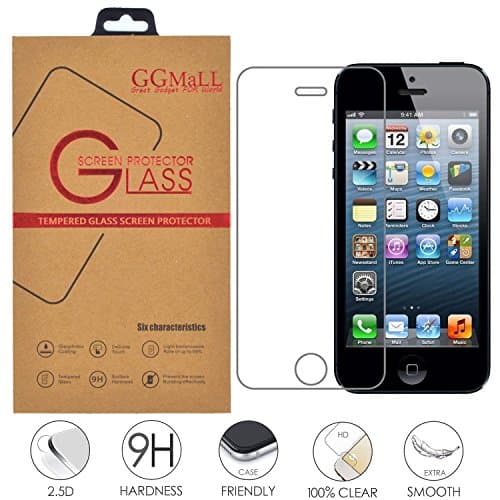 iPhone 4S Screen Protector, GG MALL Real Premium Tempered Glass Protector for iPhone 4S / 4