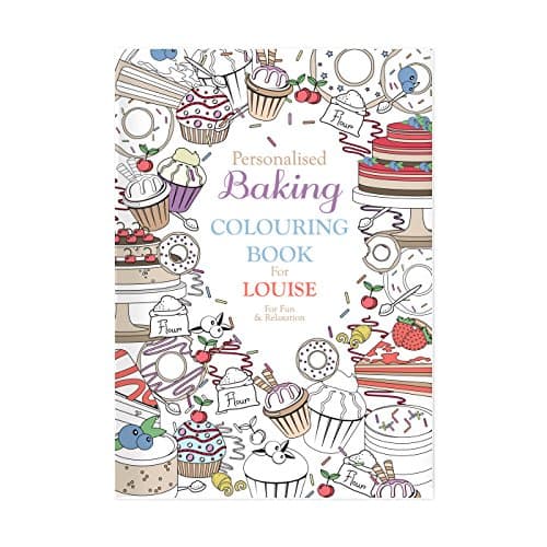 Personalised Baking Colouring Book For Adults
