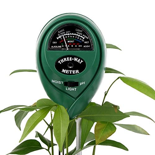 Soil pH Meter, 3-in-1 Soil Tester Kit for Moisture, Light and pH / acidity Meter Plant Tester Soil Moisture Meter for Garden Farm Lawn Planter