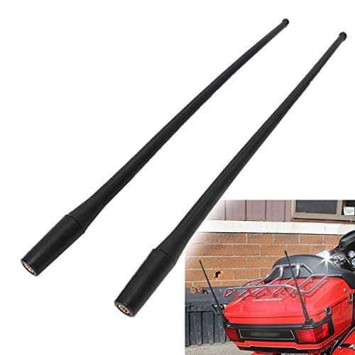2 pcs Motorcycle Custom 13" Antenna Masts for Davidson Electra Road Street Tour Trike Ultra Classic 1989-2017