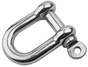 D SHACKLES Stainless Steel 3/8"