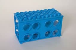 UNITSCI - PLASTIC TEST TUBE RACK, CUBE , EA1