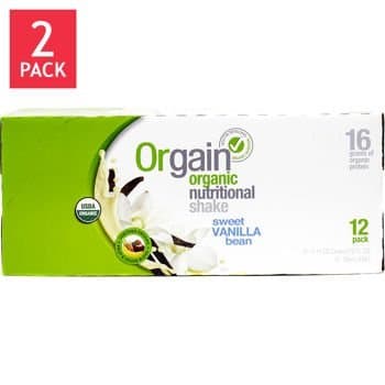 Orgain Organic Nutritional Shake Vanilla 2 - 12ct Cases