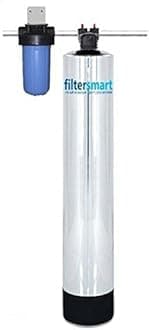 Filtersmart Whole House Water Filter System, Chlorine & Sediment Filtration for 4-6 Baths, 15 GPM, 1 Million Gallons