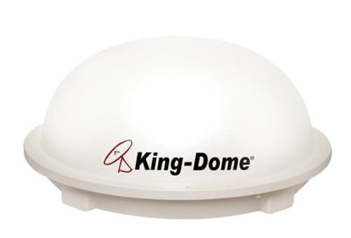 King Controls KD2000 White Low Profile Auto Satellite Antenna