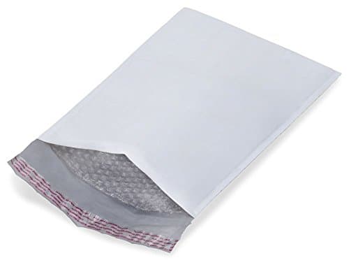 The Red P - 25 Pack #4 (9.5" x 14.5") Premium White Color Self Seal Poly Bubble Mailers Padded Shipping Envelopes - Interior Dimensions: 9.5" x 13.5"