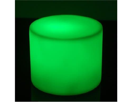 Cylinder Shaped Colorful Flashlight LED Lamp (White)