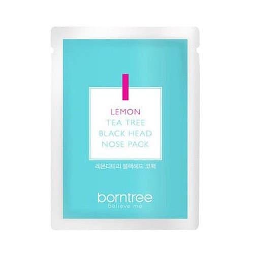 BORNTREE LEMON Tea Tree Balck Head Nose Pack 3.5ml 10pcs