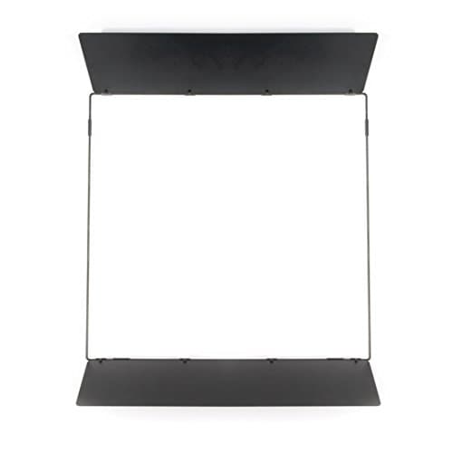 Limelite VB-1502 Mosaic 2 x 2 Inches 2-Leaf Barndoor Set (Black)