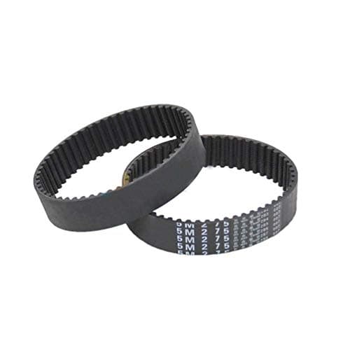Rubber Timing Belt 2PCS 2GT Rubber Geared Belt Closed Loop 116-teeth 6mm Width Rubber Synchronous Timing Belt for 3D Printing