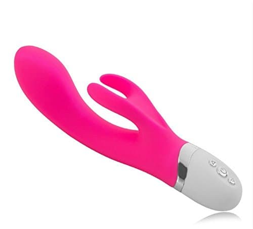 UPTO Rabbit Rechargeable,multi Mode Stimulation, Luxury G-spot & Clitoral Vibrator (Pink)