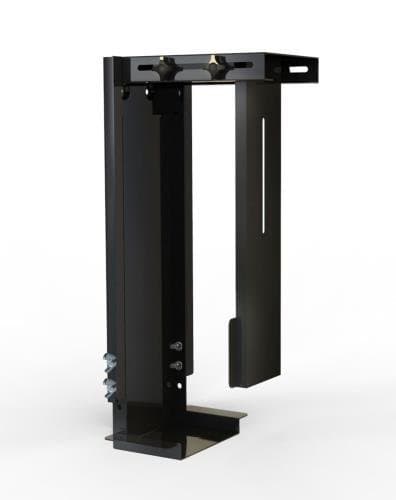 CPU Holder Adjustable Under-desk/Wall Mount, Steel Construction, fits most CPUs