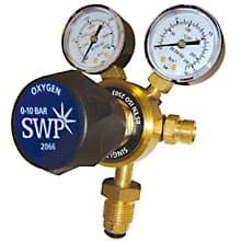 Single Stage 2 Gauge Oxygen Regulator 10 Bar