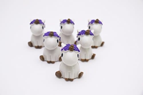 Glossy Grin Lip Gloss Containers - Empty refillable containers (6 Pieces, Unicorn)