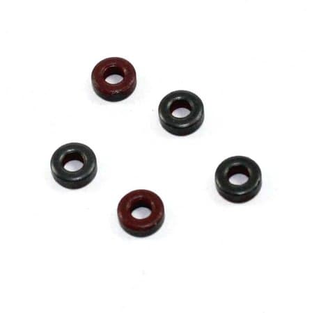 Iron Powder Toroidal Core 0.2" O.D. x 0.08" I.D. x 0.07" Hgt, Type 12 - Lot of 5