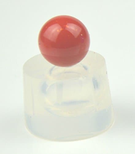 Transparent Clear Silicone Mold for Creating a Ball or sphere 23 Sizes from 7mm to 30mm (Ball diameter 12mm)