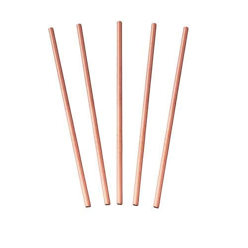 Pure Copper Straw. 10 Pieces