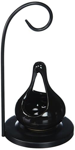 Black Tear Drop Oil Warmer