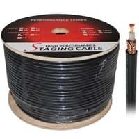 500ft 16AWG Unbalanced Guitar Cable, Braid Shield, OD: 7mm - Distributed by NAC Wire and Cables