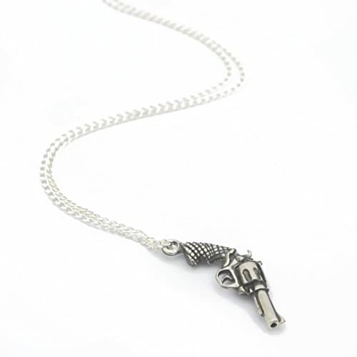 Sterling Silver Gun Necklace