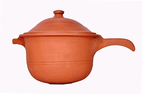 Vaghbhatt Clay Sauce Pan, Brown