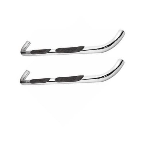 Dodge Ram 1500 Quad Cab Side Step Bars / Nerf Bars - Stainless Steel - Fits the 2009, 2010, 2011, 2012, 2013 and 2014 Dodge Ram 1500 Quad Cab (Full size front doors and small size rear doors). by OC Parts
