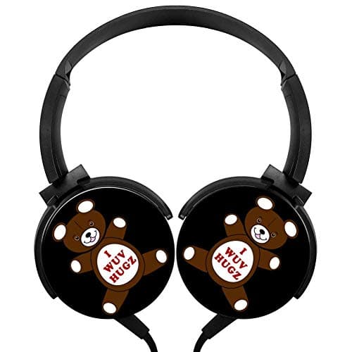 DMgui Bear Heavy Bass Stereo Headset Multifunction Headphone with Microphone Handy Wired headsets