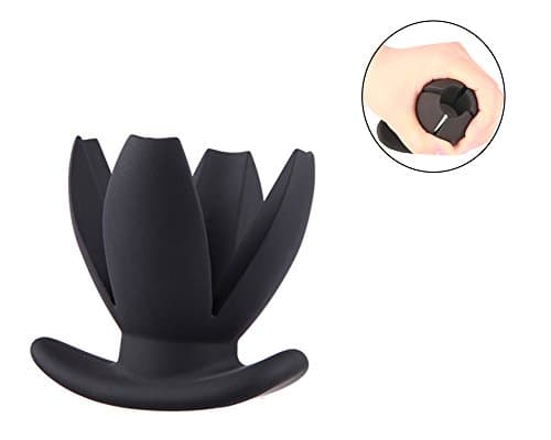 Pure Silicone Flared Expanding Butt Plug Waterproof Ass Anchor - Dilating Anal Stimulator