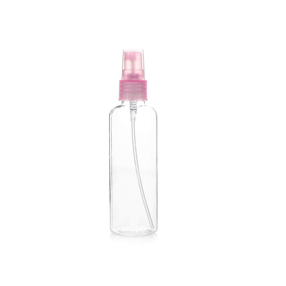10 Pack Portable Travel Empty Refillable Bottle Transparent Fine Mist Make Up Spray Bottles Travel Perfume Lotion Containers Sprayer Random Color (100ML)