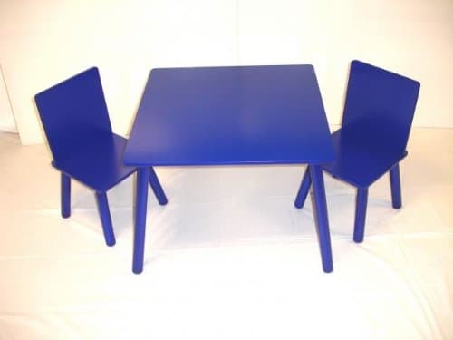 Rajanis Kids Table 2 Chairs set Blue