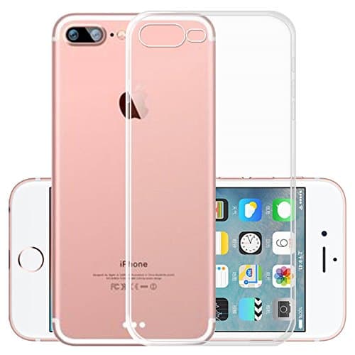 Casbay iPhone 7 Plus TPU Clear Case Crystal Rubber Plating TPU Soft Phone Case Shell Cover for Apple iPhone 7 Plus 5.5''