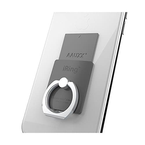 AAUXX iRing Link Premium - Anthracite - Phone support ring - Fall arrest support ring for mobile phone - Compatible with induction charging