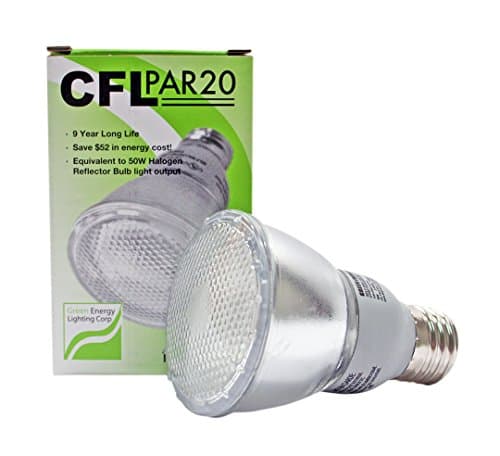 9W CFL PAR20 Fluorescent 5000K Daylight (40W Equivalent)