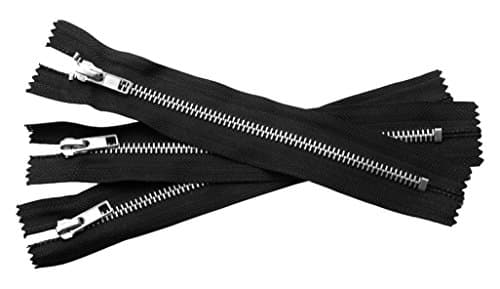 Cousin DIY 3pc Zipper- Black and Silver