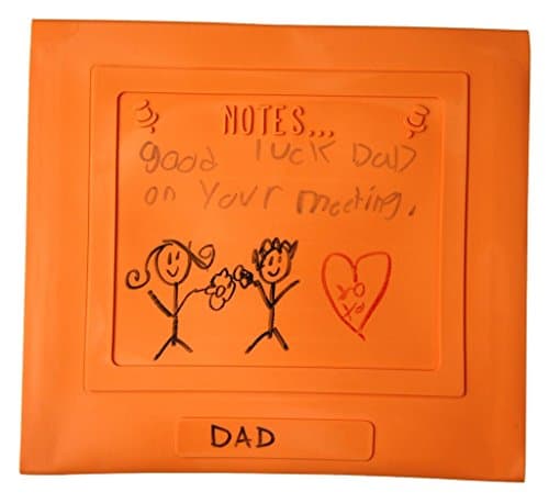 Reusable Lunch Bag for Sandwiches or Snacks with Personalized Notes, School Lunch Bag, Eco-Friendly Bag, Snack Bag, Great for Summer Camp, Seen on the Today Show, By spbang, Mango Colored