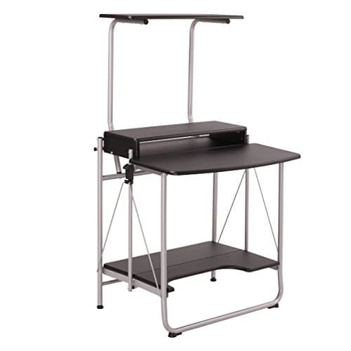 Foldable Computer Desk w/ Printer Shelf Laptop Home Office Stand Study Table