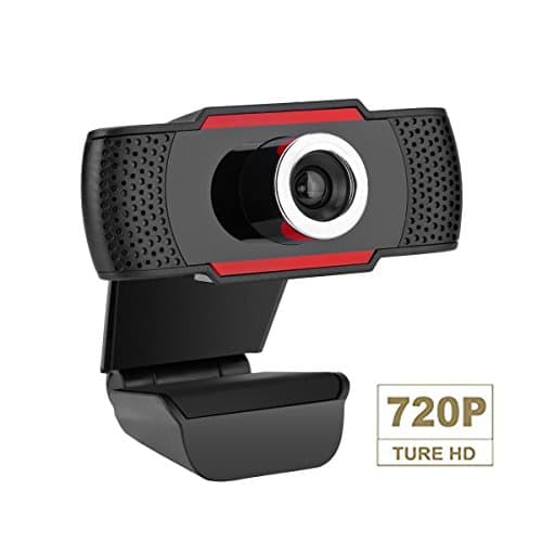 Vrlinking HD Webcam USB Web Cam,720P Rotatable PC Camera Video Webcams w/Built-in Mic,Auto Exposure,Manual Focus,Clip on Stand for Desktop Laptop Network Video Chatting Recording Conference Skype